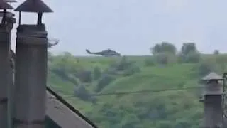 СЛАВЯНСК Стрельба из вертолета гора Карачун Донецк Луганск Краматорск