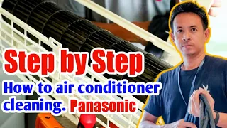 How to clean air conditioner. Panasonic