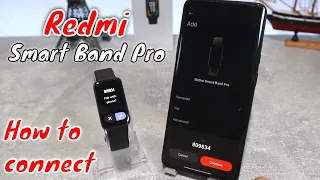 How to connect Redmi Smart Band Pro to phone with Mi Fitness Android App