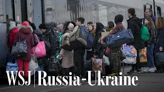 Ukrainians Weigh Staying or Leaving as Russian Attack Intensifies | WSJ