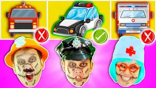 Zombie Police Car Song | Where Is My Zombie Siren Song | Lights Kids Song
