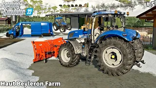 Removing Snow & Spreading Manure, Selling Animals Products│Haut Beyleron│FS 22│Timelapse#5