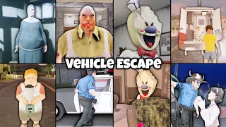 Keplerians Games Vehicle Escapes - Ice Scream 1-8 & United, Evil Nun & The Broken Mask, Mr Meat 1-2