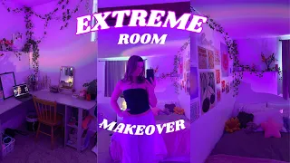 EXTREME Room Makeover || *Painting, decorating, tear down*