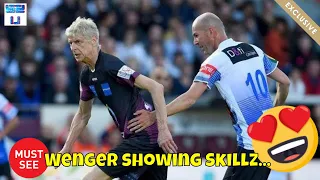 Arsene Wenger Making Light Work of Zidane in Charity Match 😍 2019 HD