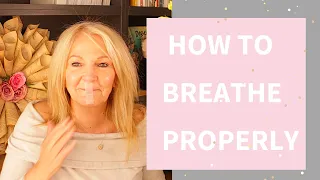 Mouth breathing  (why you should stop breathing through your mouth)