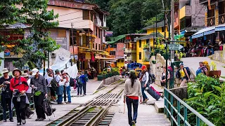 4K HDR Machu Picchu Pueblo,  Aguas Calientes Walking Tour 🇵🇪 PERU Trip city tour travel vlog