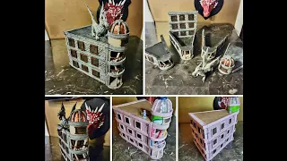 DIY-HARRY POTTER'S GRINGOTTS (or close to it) out of foam and trash #harrypotter #gringotts #diy