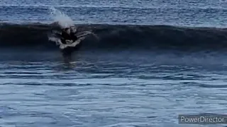 Bodyboarding Smith Point - Long Island NY August 2021