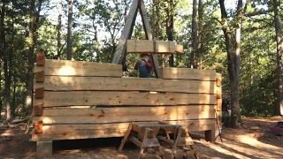 Setting Rounds 5 & 6 Wall Logs, Paradise Point - Ep 6