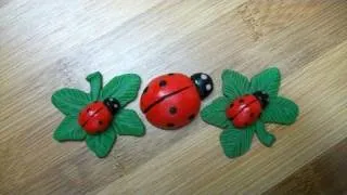 DIY: Polymer clay Lady Bugs!