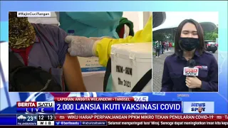 Menkes Budi Hadiri Vaksinasi Covid-19 Lansia di ICE BSD