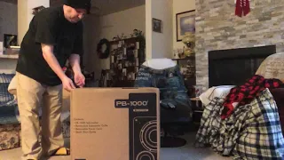 SVS PB1000 SubWoofer Unboxing with no vocal!