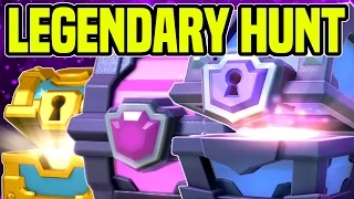 Clash Royale | Legendary Hunt | Opening Super Magical and Magical Chests | +6500 Gems