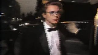 River Phoenix at the 46th Golden Globes on January 28th, 1989.