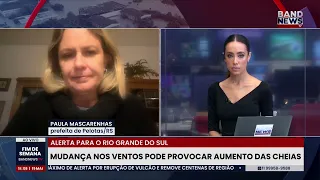 Prefeita de Pelotas fala sobre possibilidade de aumento das cheias no RS | BandNews TV