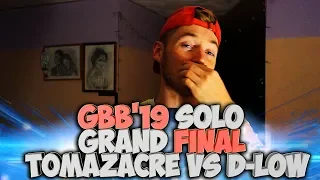 TOMAZACRE vs D-LOW | Grand Beatbox Battle 2019 | FINAL | РЕАКЦИЯ