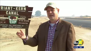 Sinking land creates problem for Central Valley farmers