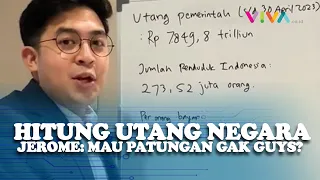 Jerome Polin Hitung Utang Negara Jika Masyarakat Indonesia Mau Patungan