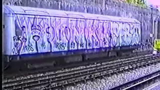 Steel Injection - London tube graffiti 1990 - 1994