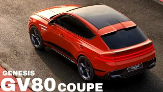 New Genesis GV80 Coupe | The 4-seater SUV Concept | BMW X6 Rival