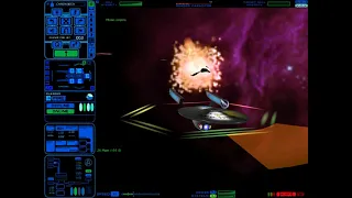 Constitution Refit vs Klingons Game Test Starfleet Command 2