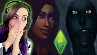 Reacting to MORE of the SCARIEST Sims Stories