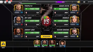 When POWER PLEX CITY arrived TripleH vs all []WWE Mayhem BACKLASH 1v3match[]