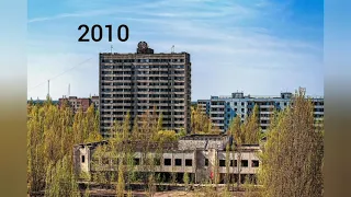 как менялся Чернобыль с 1980 2021
