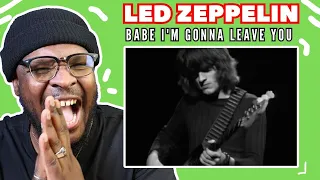 GOATS! | Led Zeppelin - Babe I'm Gonna Leave You (Danmarks Radio 1969) | REACTION/REVIEW