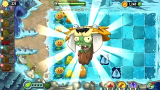 Plants vs Zombies 2 Frostbite Caves day 22-23/Растения против Зомби 2 Обмороженные Пещеры день 22-23