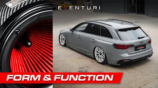 AUDI RS4 B9 & Eventuri Carbon Fibre Intake | Car Audio & Security