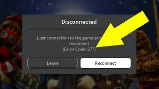 Fix: Roblox Error Code 277 || Please Check Your Internet Connection [Easy Guide] 2023