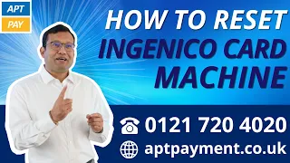 HOW TO RESET AN INGENICO CARD MACHINE