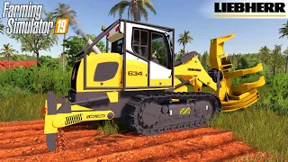 Farming Simulator 19 - LIEBHERR 634 ATACHABLE RIPPER Forest Road Construction