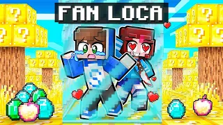 Encerrado con una FAN LOCA en un Mundo de LUCKY BLOCKS!😱😂 Sparta356