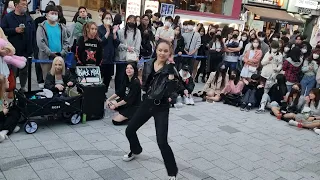 SATURDAY. BLACK MIST: ALINA. DYNAMIC CAPTIVATING PERFORMANCE. HONGDAE STREET.