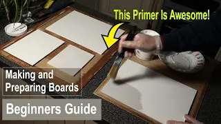 Oil Painting Basics | Quality & Cheap Boards/Canvas Panels To Practise On. Great Primer Tip Too!