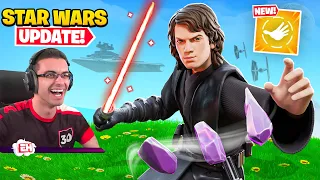 Nick Eh 30 reacts to THE FORCE in Fortnite!