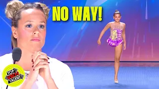 She has ONLY ONE LEG! Amputee Girl Gymnast SHOCKS!