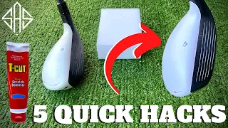 TOP 5 QUICK HACKS TO REFURBISH YOUR GOLF CLUBS AND INCREASE VALUE..