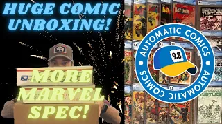 Huge CGC Comic Unboxing (and raw books)! Plus Marvel/MCU Spec!