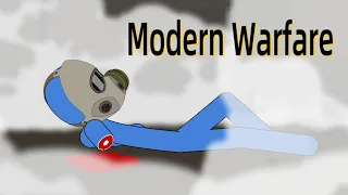 【W-A】Modern warfare: Two-Face Stickman Animation