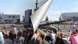 Парад к 75 летию Курской битвы   моторизованная техника