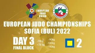 Day 3 Finals: European Judo Championships Sofia 2022