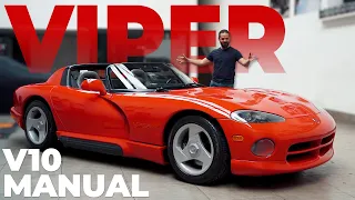 O carro mais ASSUSTADOR que eu já dirigi. Dodge Viper RT/10.