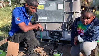 Inexpensive water tank setup with pressure washer