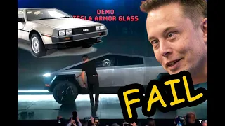 Tesla CyberTruck Glass Failed - Embarrassed Elon Musk - Best MEMES