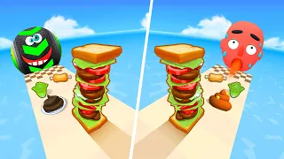 Hot Dog Run | Going Balls - All Level Gameplay Android,iOS - NEW BIG APK UPDATE