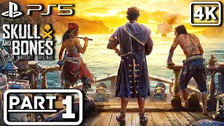 SKULL AND BONES PS5 Gameplay Walkthrough Part 1 - FULL DEMO [4K ULTRA HD] No Commentary